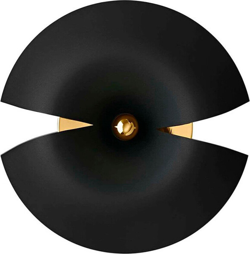 - Cycnus Vegglampe Ø45 Black/Gold