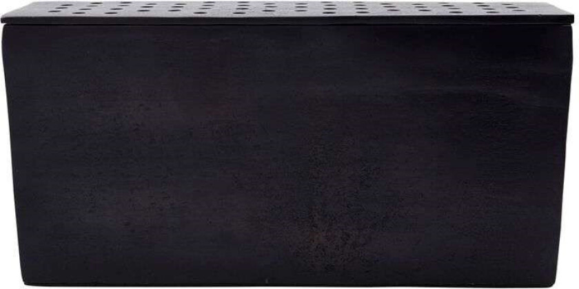 - Flow Vase Square Brown Brass