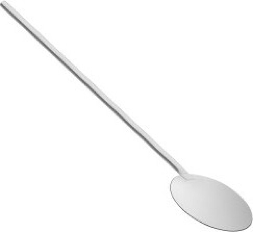 En spade for pizzaovn, lang 100cm diameter 20cm rustfritt stål Royal Catering RCPS-1000/200