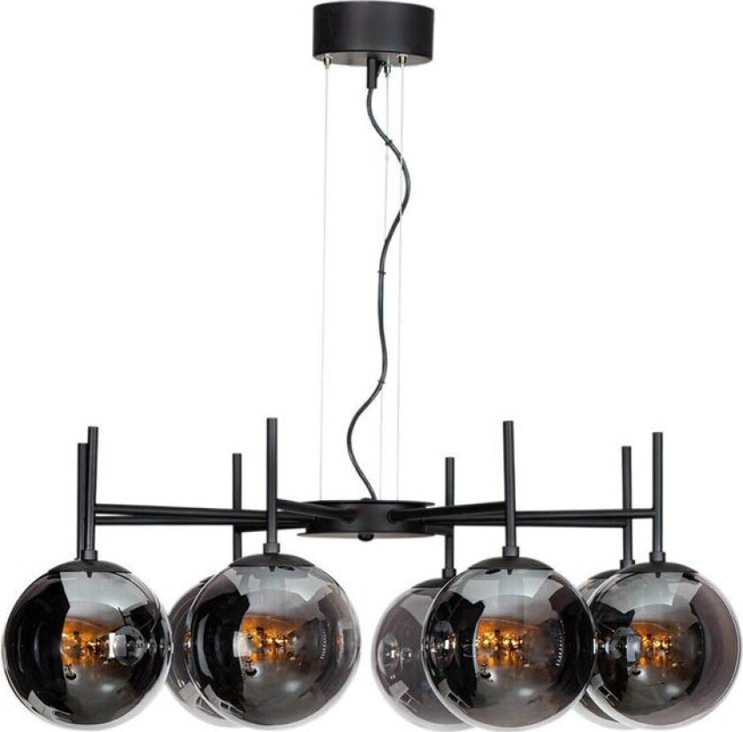 - Boyle Lysekrone Black/Smoke Grey