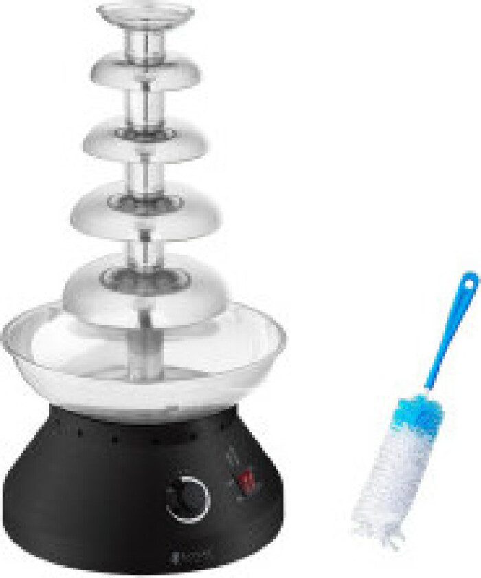 To-etasjers sjokoladefontene for sjokolade, 5 etasjer, 4 kg