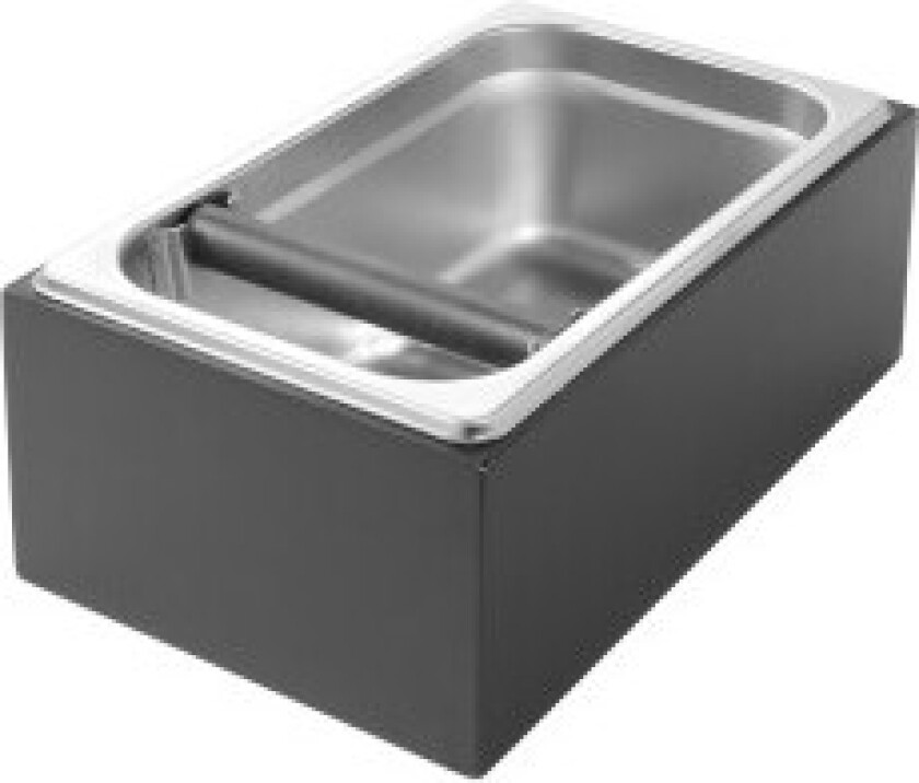 Slagbeholder for kaffegrut GN 1/4 i trehus