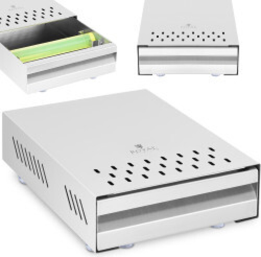 Kaffegrutskuff med stang for å avlede rustfrie stålkolber, 5,7 l