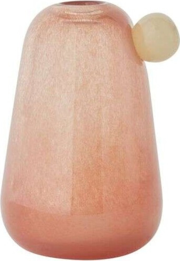 - Inka Vase Small Taupe/Vanilla