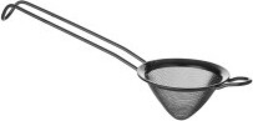 Konisk bartendersil i stål, dia. 75 mm svart