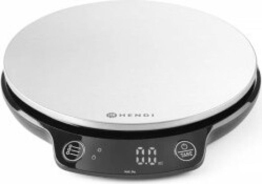 Elektronisk kjøkkenvekt med timer 3000 g / 0,1 g - Hendi 580011