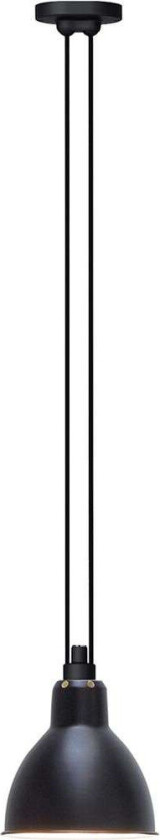 - 322 L Pendel Rund Svart Lampe Gras