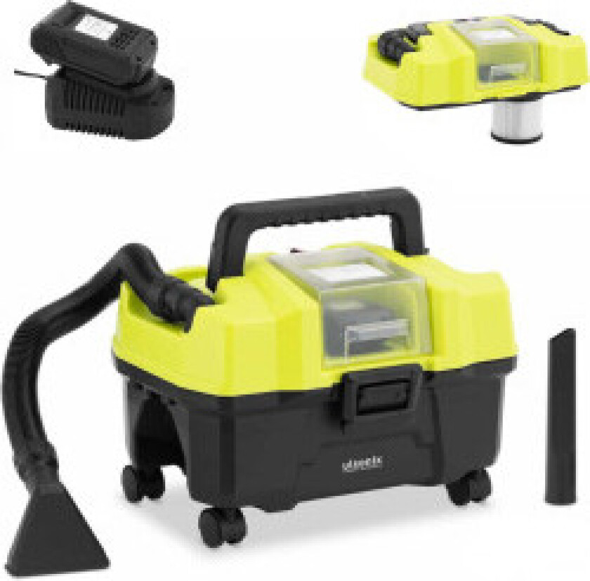 Industriell trådløs våt- og tørrstøvsuger 150 W 10 l