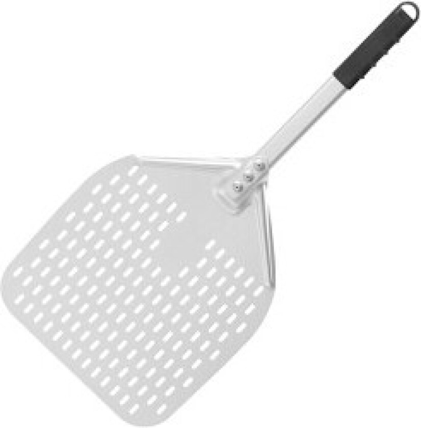 Pizzaspade med kort håndtak, perforert, firkantet, 300 x 660 mm - Hendi 618073