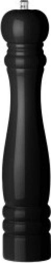 Sort pepperkvern i tre, diameter 60 x 315 mm - Hendi 469552