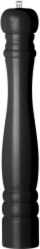 Sort pepperkvern i tre, diameter 65 x 415 mm - Hendi 469545