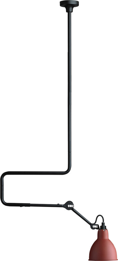 - 312 Taklampe Rød Lampe Gras