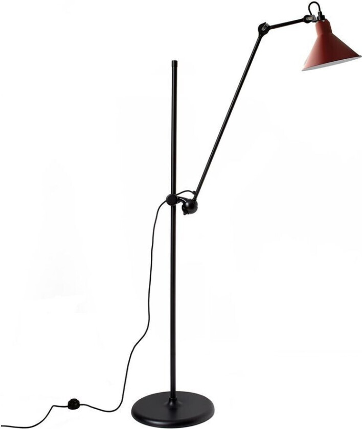 - 215 Gulvlampe Rød Lampe Gras