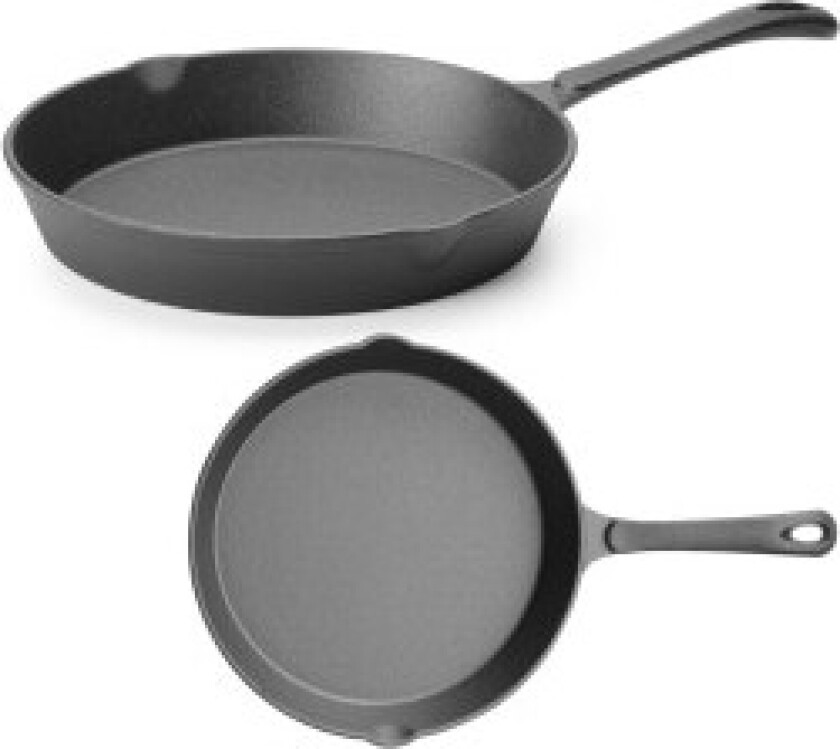 Universal støpejern stekepanne, diameter 250mm x 40mm