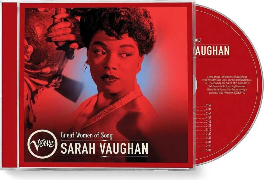 Sarah Vaughan Great Women Of Song: Sarah Vaughan CD