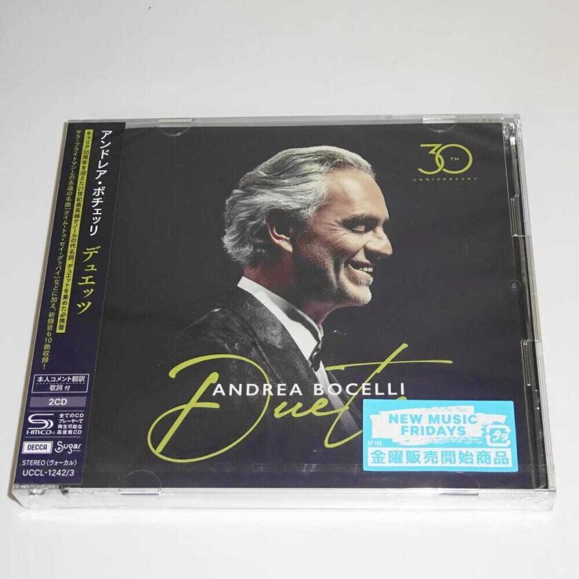 Andrea Bocelli Duets: 30th Anniversary CD