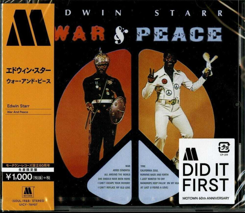 Edwin Starr War & Peace CD