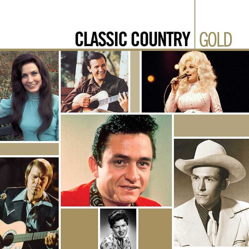 Diverse Artister Classic Country Gold LP/Vinyl