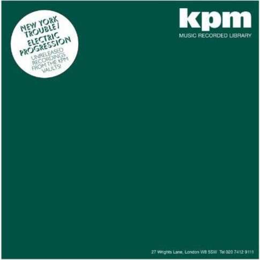 Diverse Artister New York Trouble/electric Progression LP/Vinyl