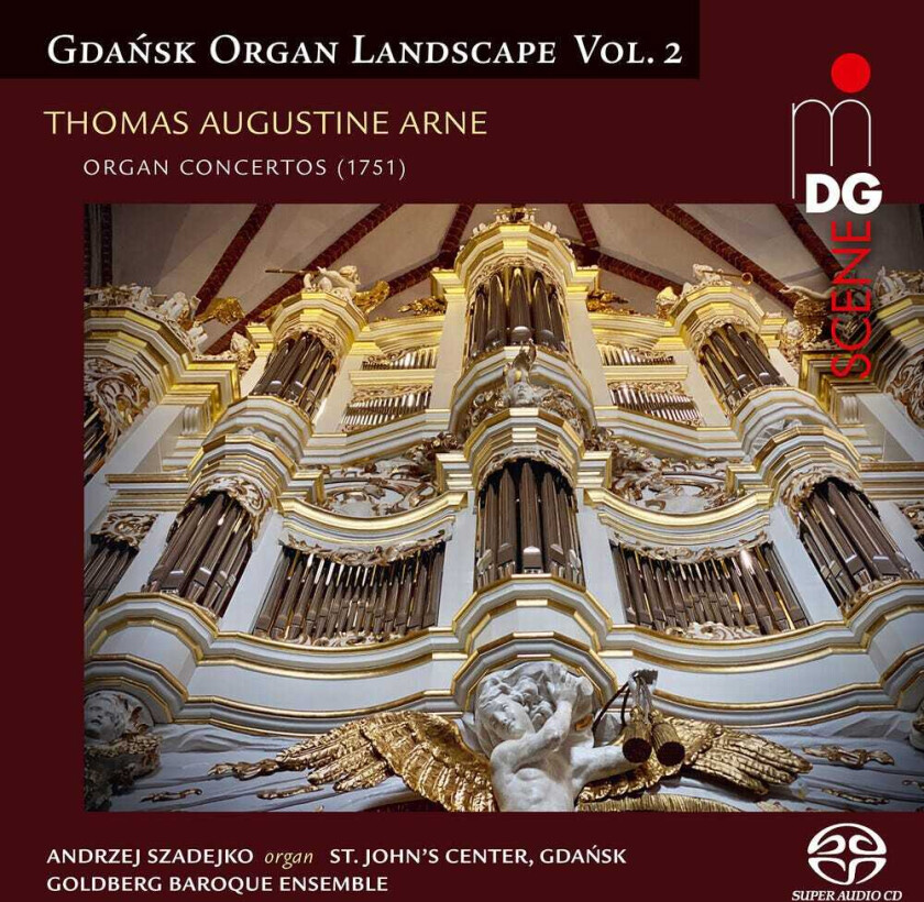 Goldberg Baroque Ensemble, Thomas Augustine Arne Organ Concertos CD