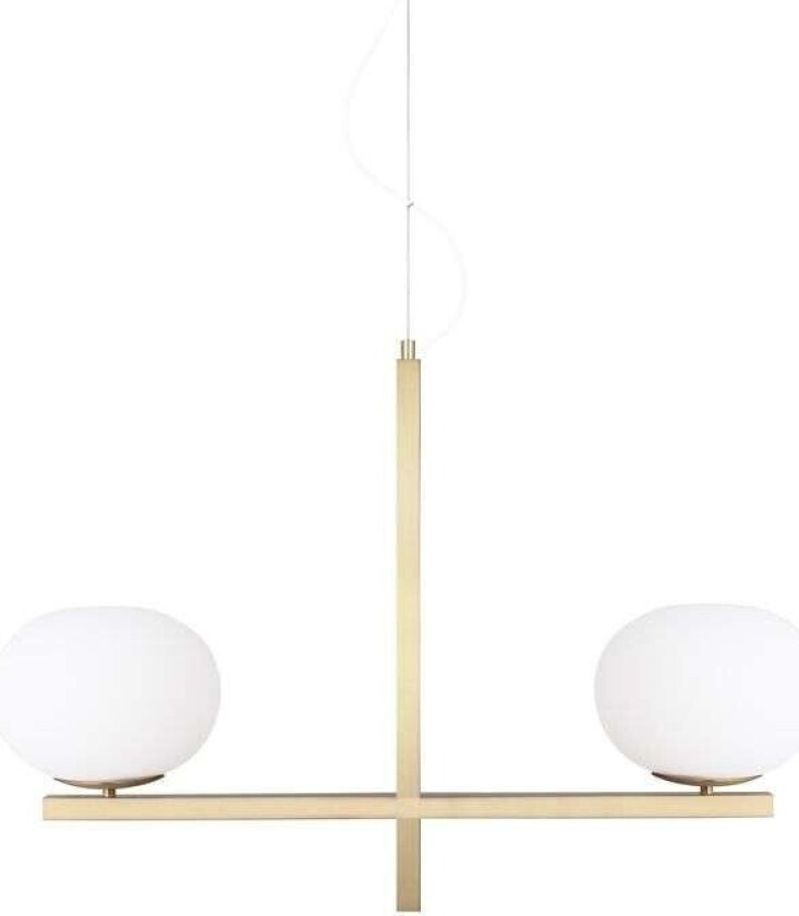 - Gemini Pendel Brushed Brass