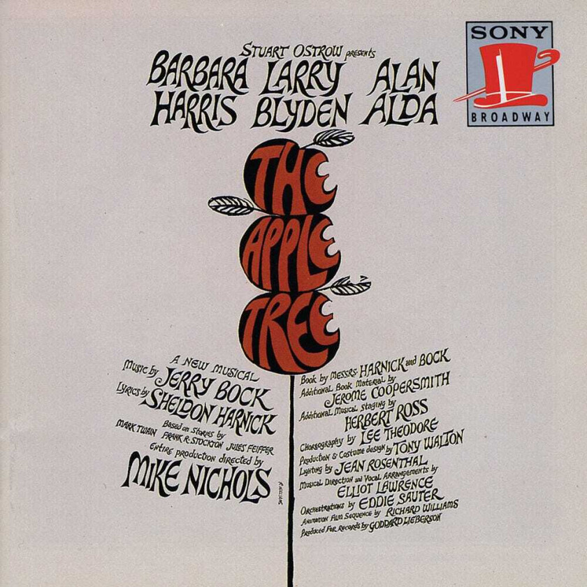 Apple Tree, Alan Alda, Barbara Harris, Carmen Alvarez, Jaclynn Villamil, Jane Norman, Jay Norman, Larry Blyden, Marc Jordan, Mary Louise, Michael Davis, Robert Klein Apple Tree / O.b.c. CD