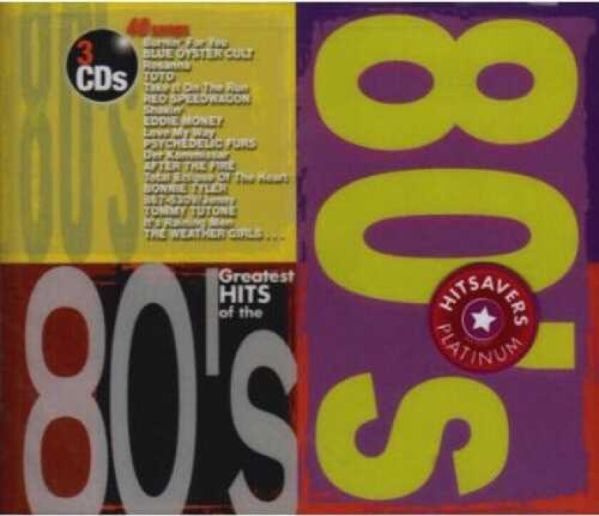 Diverse Artister 3 Pak: Greatest Hits Of The 80's CD