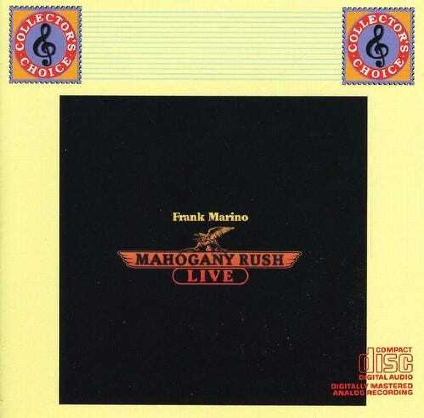 Frank Marino & Mahogany Rush Frank Marino & Mahogany Rush Live CD