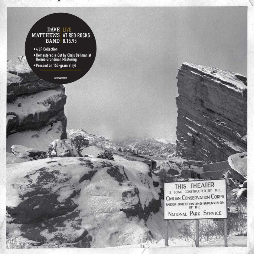 Dave Matthews Live At Red Rocks 8.15.95 LP/Vinyl