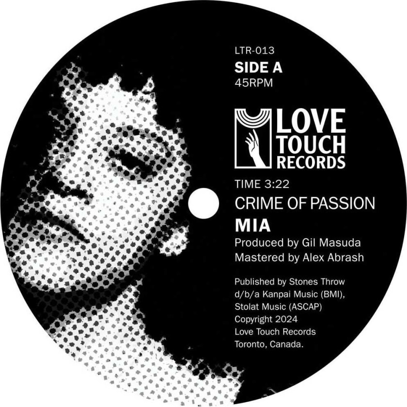 Crime Of Passion B/w Love Bug LP/Vinyl