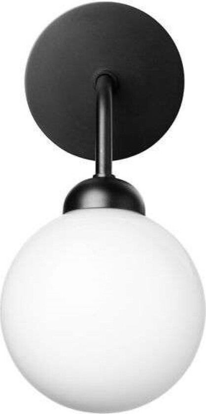 - Apiales Vegglampe Black/Opal