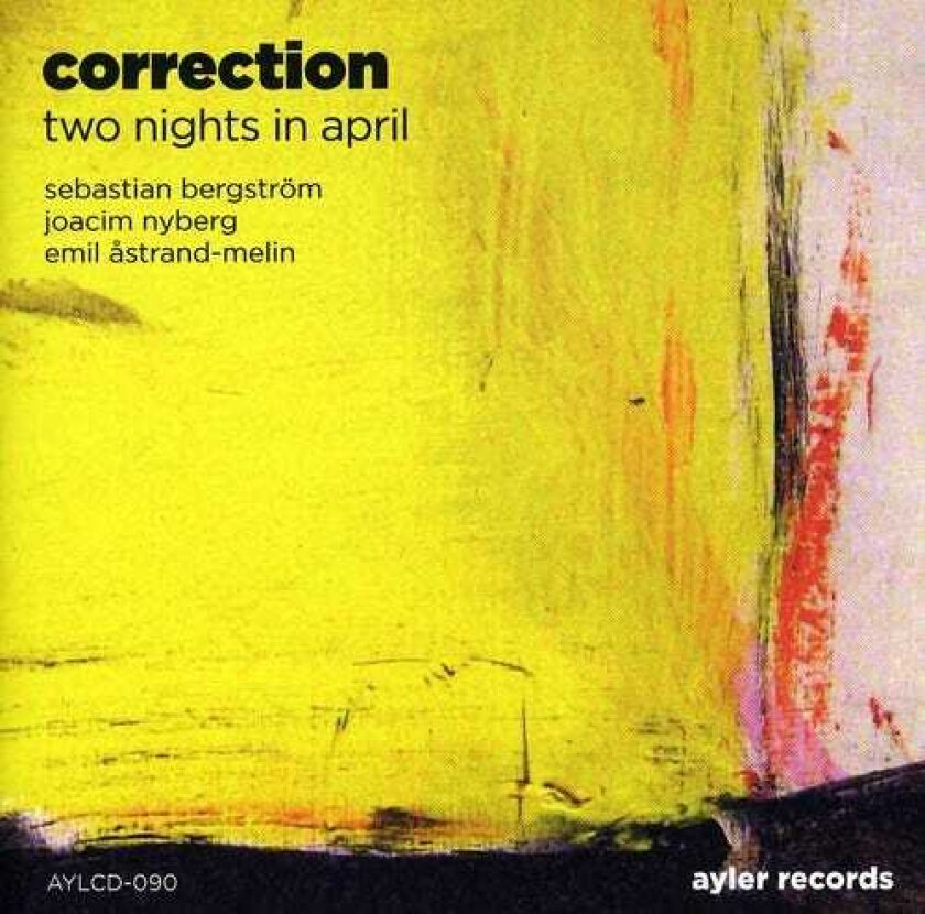 Sebastian Bergstrom Correction: Two Nights In April CD