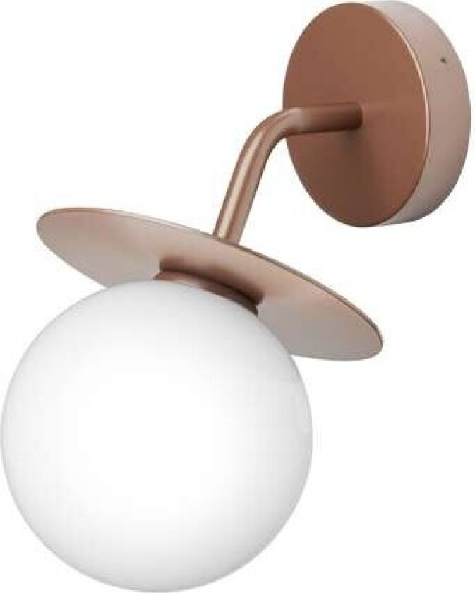 - Liila Utendørs Vegglampe Dark Bronze/Opal