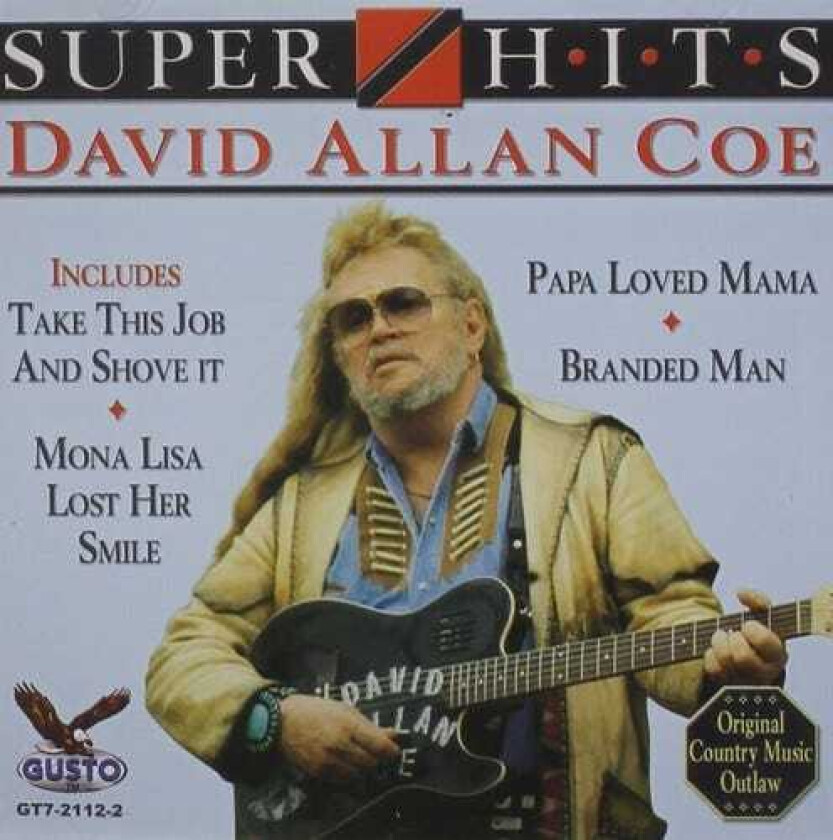 David Allan Coe Super Hits CD