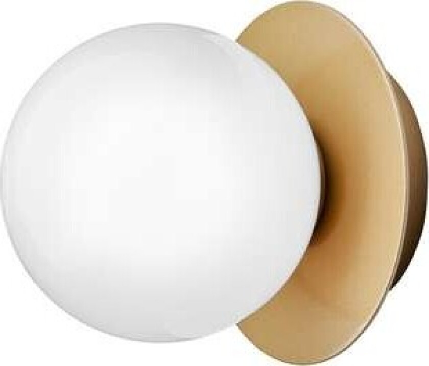 - Liila 1 Small Vegg-/Taklampe IP44 Nordic Gold/Opal