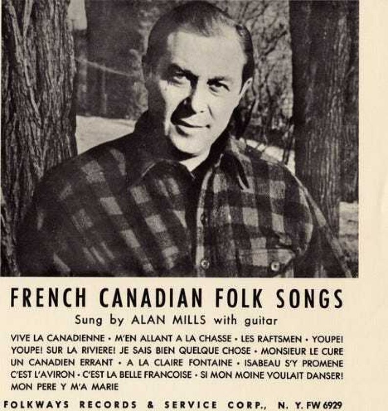 Alan Mills Folk Songs Of French Canada CD