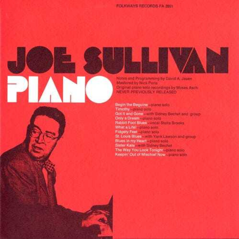 Joe Sullivan The Musical Moods Of Joe Sullivan: Piano CD