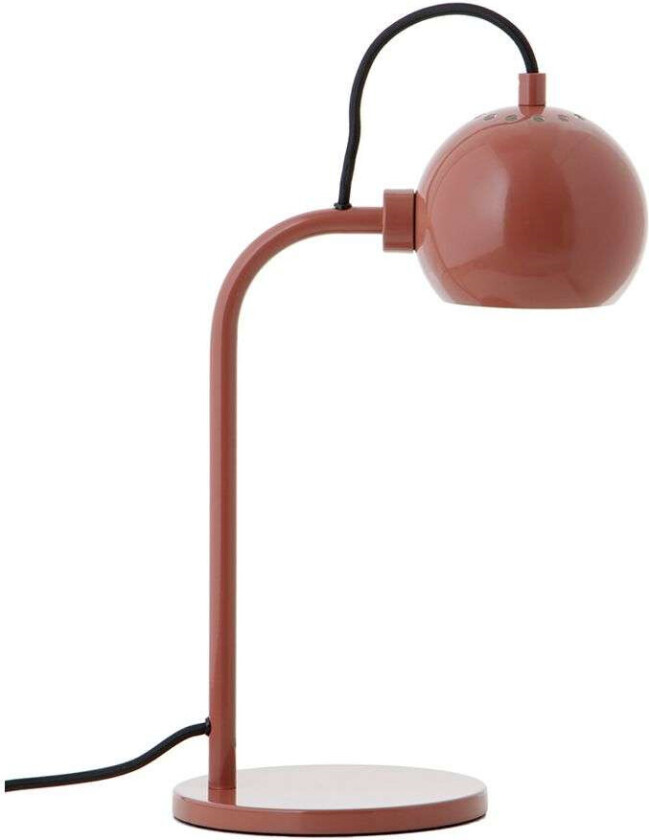 - Ball Bordlampe Glossy Red
