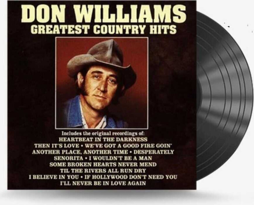 Don Williams Greatest Country Hits LP/Vinyl