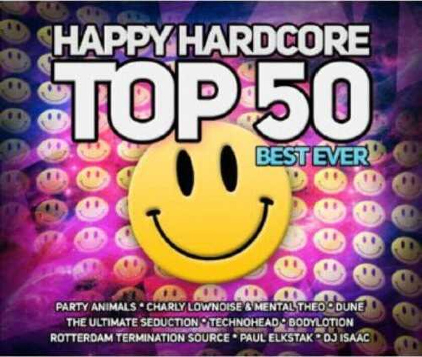 Diverse Artister Happy Hardcore Top 50 Best Ever CD