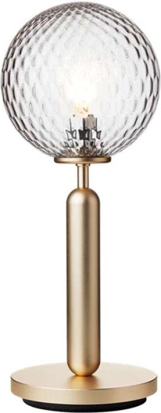 - Miira Bordlampe Brass/Optic Clear