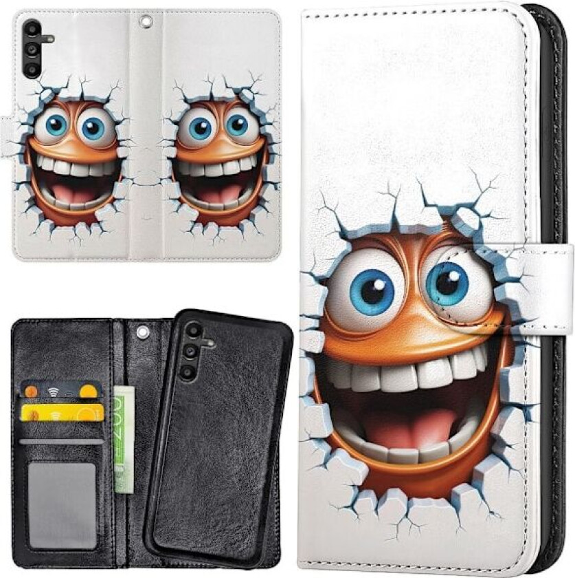 Samsung Galaxy A55 5G - Lommebok Deksel Emoji