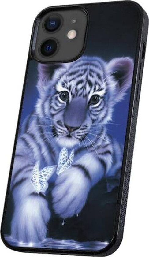 iPhone 12 Mini - Deksel/Mobildeksel Tigerunge