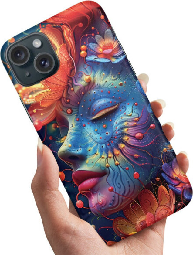 iPhone 15 - Deksel/Mobildeksel Psychedelic