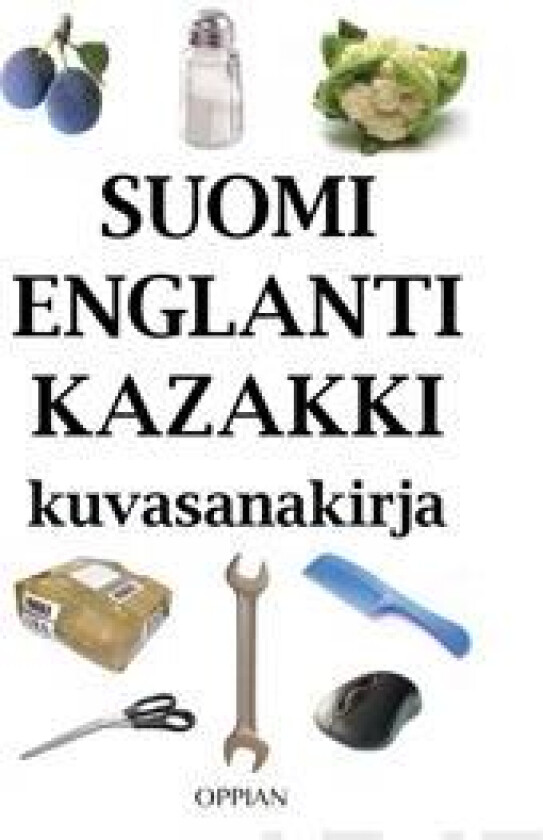 Suomi-englanti-kazakki kuvasanakirja