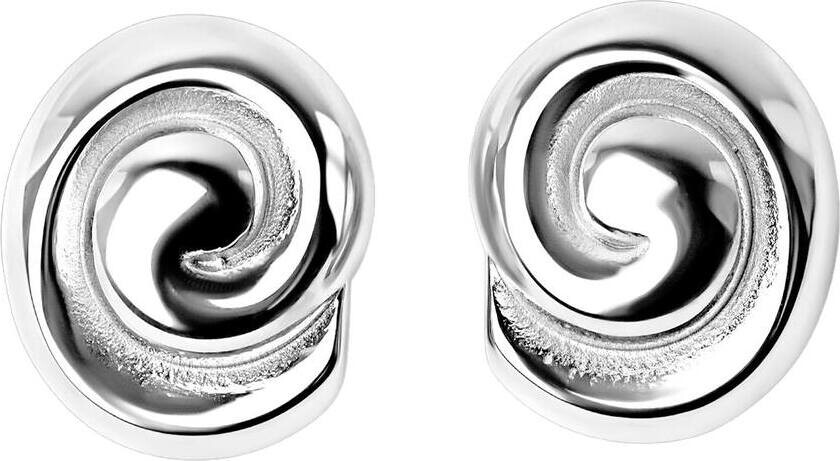 Swirl Earrings Silver