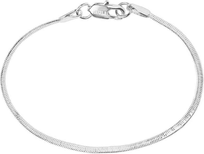 Thin Snake Chain Bracelet Silver
