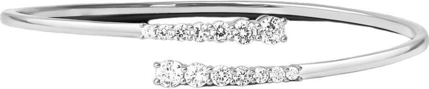 Aurora Bangle Bracelet Silver