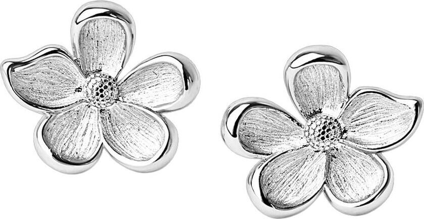 Midi Flower Earring Silver