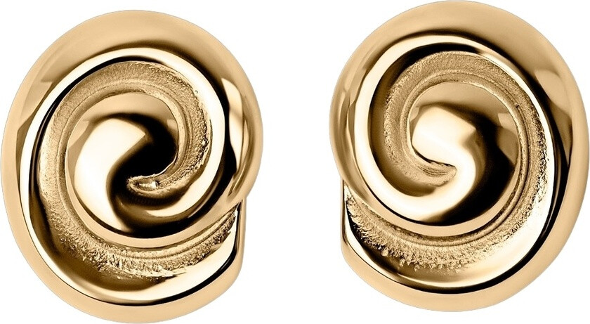 Swirl Earrings Gold